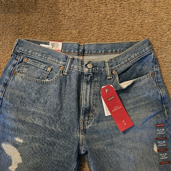 NWT Men's 514 Levi's Straight Jeans Size 34x32 - Picture 5 of 6